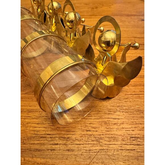 Set of 4 Vintage Gold Tone Christmas Angel Napkin Rings/Holders NIB - Picture 7 of 9